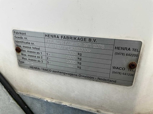 2001 henra contessa paardentrailer wb-xv-11 - afbeelding 15 van  22
