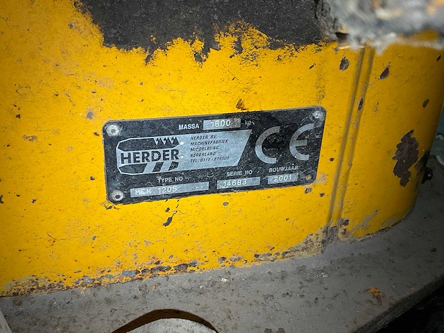 2001 herder mbk 120s maaiarm - afbeelding 4 van  4