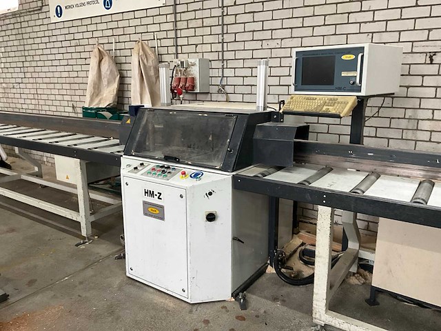 2001 h&m zn 8000r afkortcirkelzaagmachine - afbeelding 1 van  12