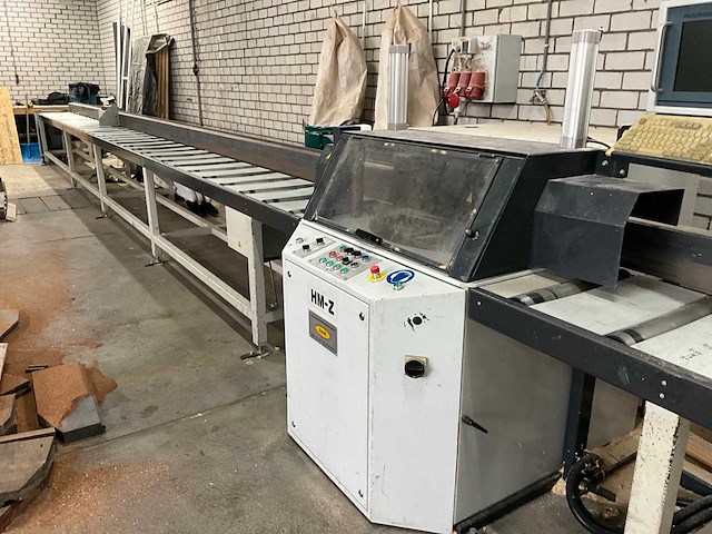 2001 h&m zn 8000r afkortcirkelzaagmachine - afbeelding 5 van  12