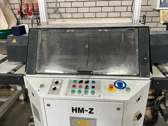 2001 h&m zn 8000r afkortcirkelzaagmachine - afbeelding 6 van  12