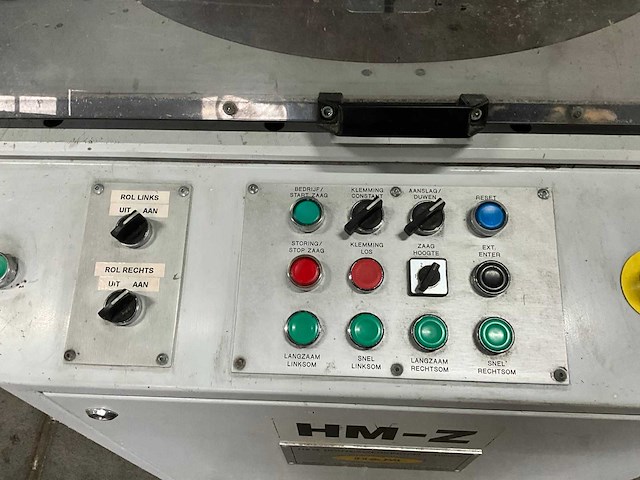 2001 h&m zn 8000r afkortcirkelzaagmachine - afbeelding 7 van  12