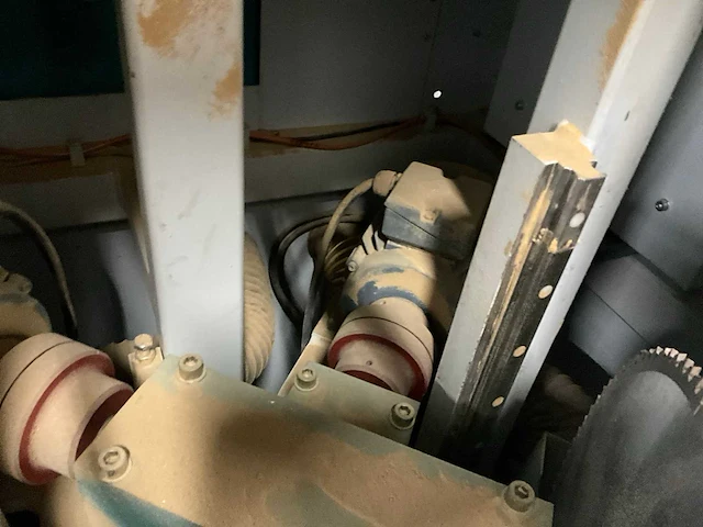 2001 hoffmann ms - 35 dubbele verstekzaagmachine - afbeelding 3 van  13