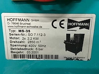 2001 hoffmann ms - 35 dubbele verstekzaagmachine - afbeelding 5 van  13