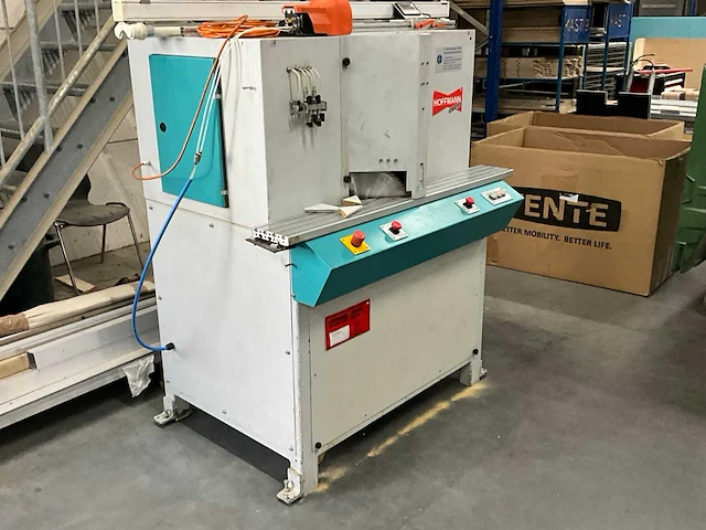 2001 hoffmann ms - 35 dubbele verstekzaagmachine - afbeelding 7 van  13