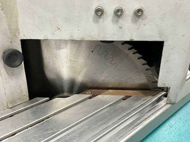 2001 hoffmann ms - 35 dubbele verstekzaagmachine - afbeelding 8 van  13