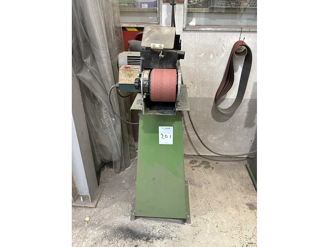 2001 huvema hu bandschuurmachine 100x1220 - afbeelding 3 van  7