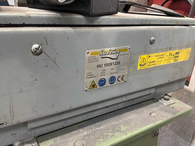 2001 huvema hu bandschuurmachine 100x1220 - afbeelding 7 van  7