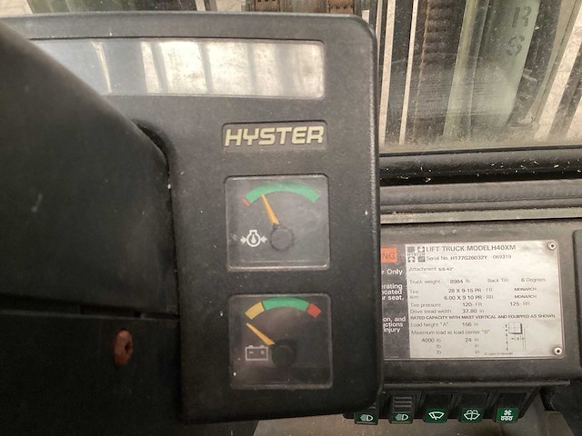 2001 hyster h40xm vorkheftruck - afbeelding 16 van  16