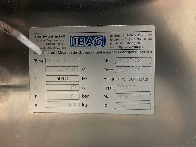 2001 ibag 20 kwl 09 toerenversneller - afbeelding 5 van  6