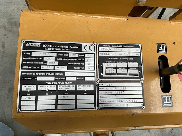 2001 icem sb10 210 stapelaar - afbeelding 6 van  7