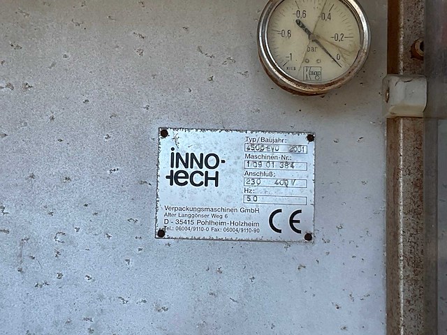 2001 inno-tech 4500 evo zakken vorm-, vul- en sluitmachine - afbeelding 5 van  13