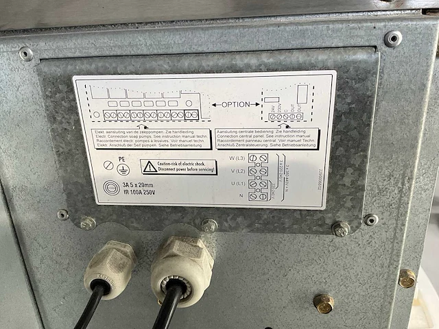 2001 ipso hw164c industriële wasmachine - afbeelding 6 van  7