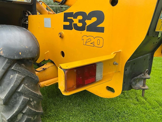 2001 jcb 532-120 verreiker vorken, schepbak, riekbak met klem - afbeelding 4 van  38