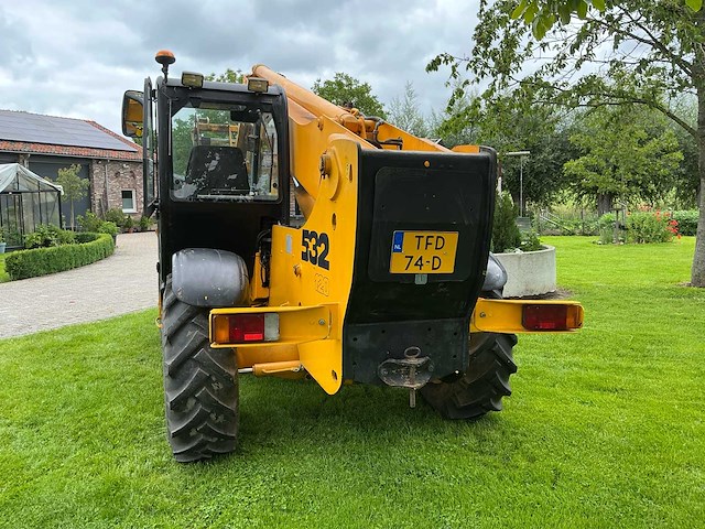 2001 jcb 532-120 verreiker vorken, schepbak, riekbak met klem - afbeelding 33 van  38