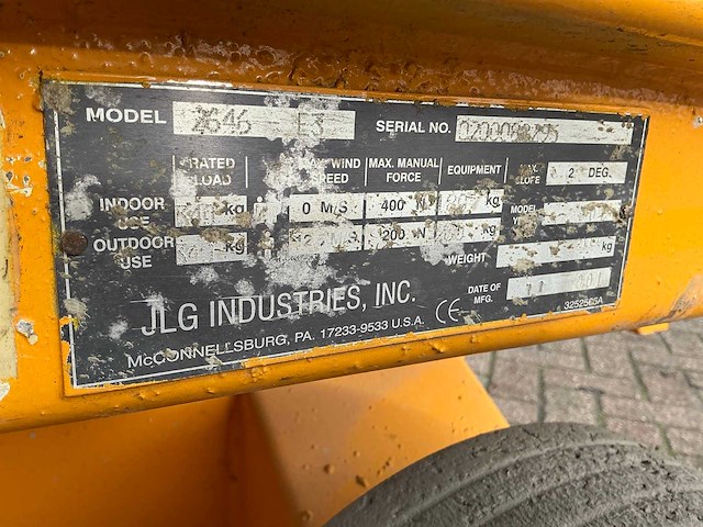 2001 jlg 2646-e3 hoogwerker - afbeelding 14 van  14