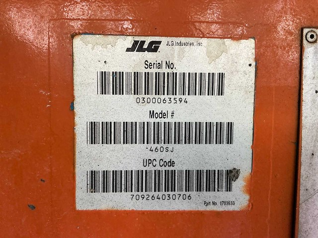 2001 jlg 460sj hoogwerker - afbeelding 26 van  33