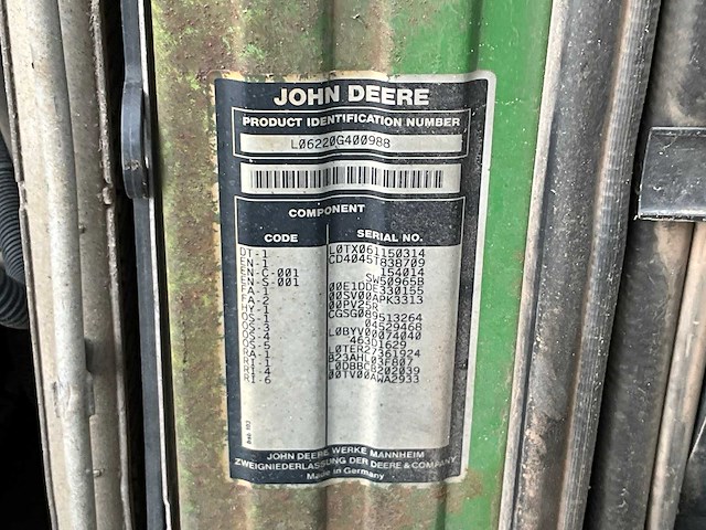 2001 john deere 6220 vierwielaangedreven landbouwtractor - afbeelding 22 van  29