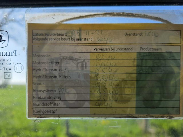 2001 john deere 6420s vierwielaangedreven landbouwtractor met voorlader - afbeelding 39 van  52