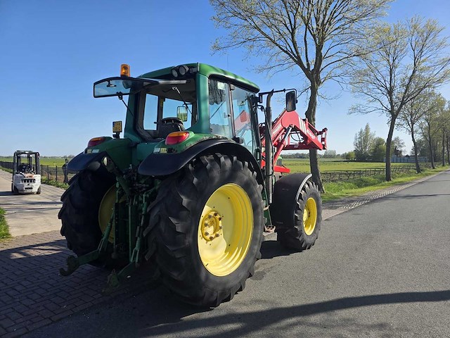 2001 john deere 6420s vierwielaangedreven landbouwtractor met voorlader - afbeelding 5 van  50