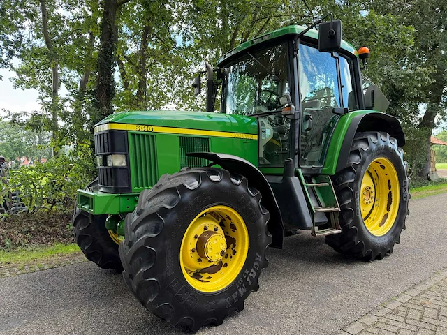 2001 john deere 6610 pq vierwielaangedreven landbouwtractor - afbeelding 1 van  13