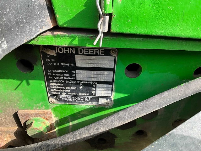 2001 john deere 6810 vierwielaangedreven landbouwtractor - afbeelding 17 van  29