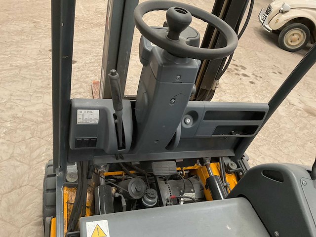 2001 jungheinrich efg-18 vorkheftruck - afbeelding 2 van  8