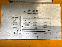 2001 jungheinrich efg-vac 30 g115-500dz vorkheftruck - afbeelding 15 van  23