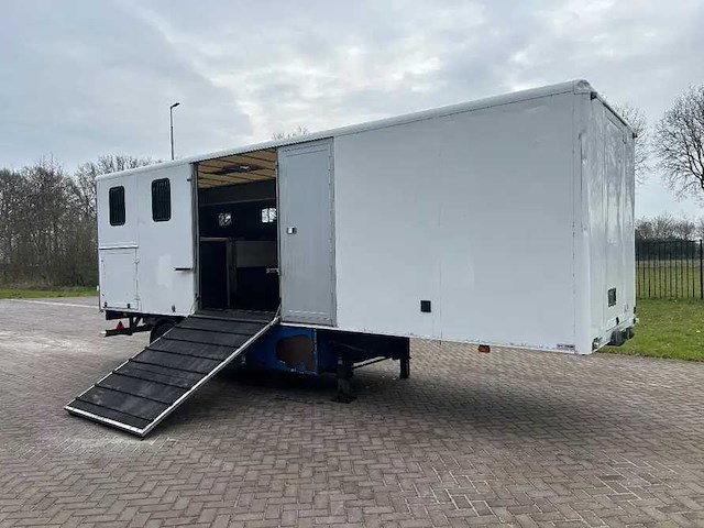 2001 kuiper 6.9 ton paardentrailer be oplegger - afbeelding 8 van  15