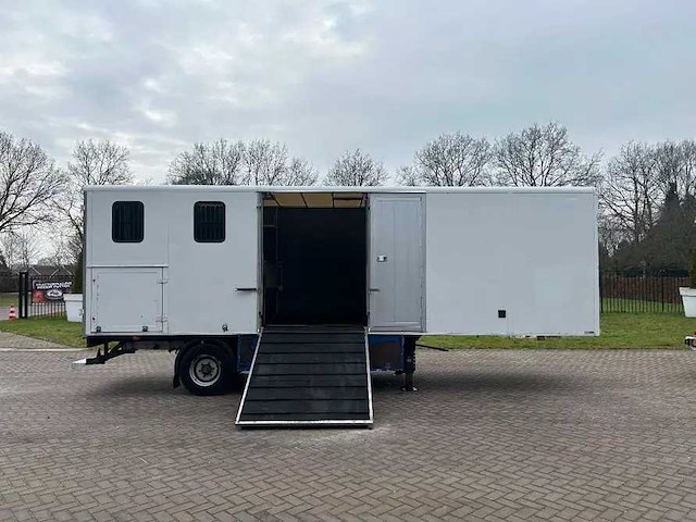2001 kuiper 6.9 ton paardentrailer be oplegger - afbeelding 9 van  15