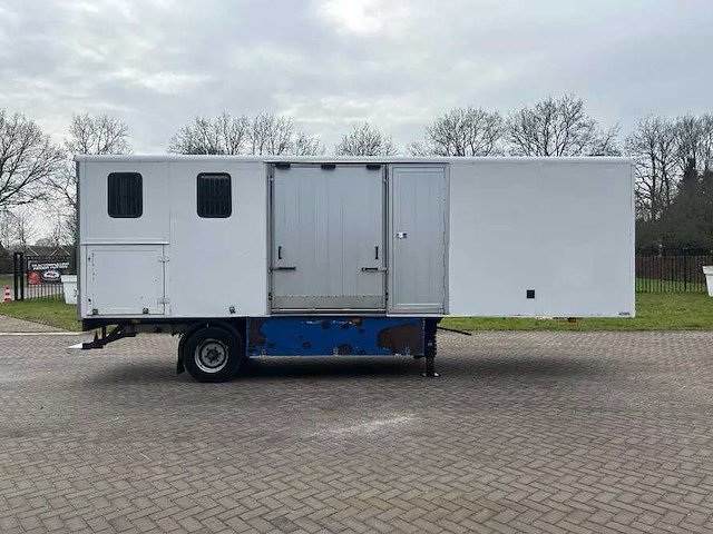 2001 kuiper 6.9 ton paardentrailer be oplegger - afbeelding 11 van  15