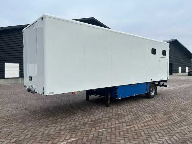 2001 kuiper 6.9 ton paardentrailer be oplegger - afbeelding 12 van  15