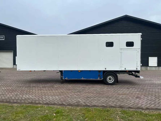 2001 kuiper 6.9 ton paardentrailer be oplegger - afbeelding 10 van  15