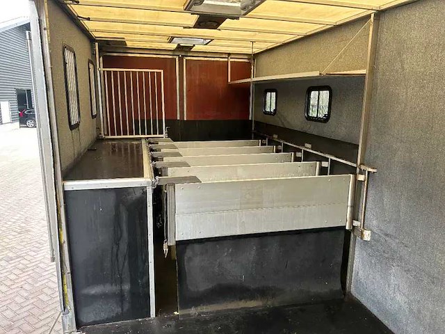 2001 kuiper 6.9 ton paardentrailer be oplegger - afbeelding 15 van  15