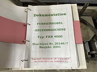 2001 kuper fhb 4000 fineerschaaf-/lijmmachine - afbeelding 8 van  16