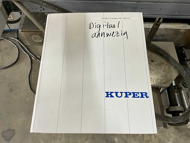 2001 kuper fhb 4000 fineerschaaf-/lijmmachine - afbeelding 7 van  16