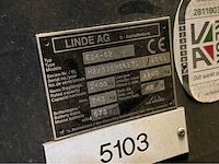 2001 linde ag e14-02 vorkheftruck - afbeelding 6 van  13