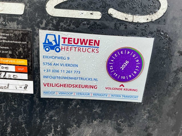 2001 linde e25-02 vorkheftruck - afbeelding 13 van  33