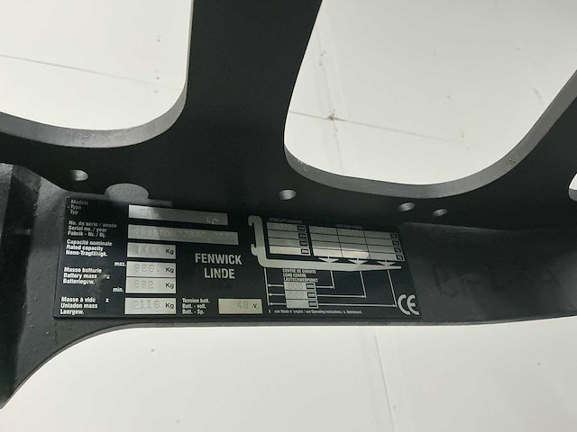 2001 linde r14 reach truck - afbeelding 6 van  18