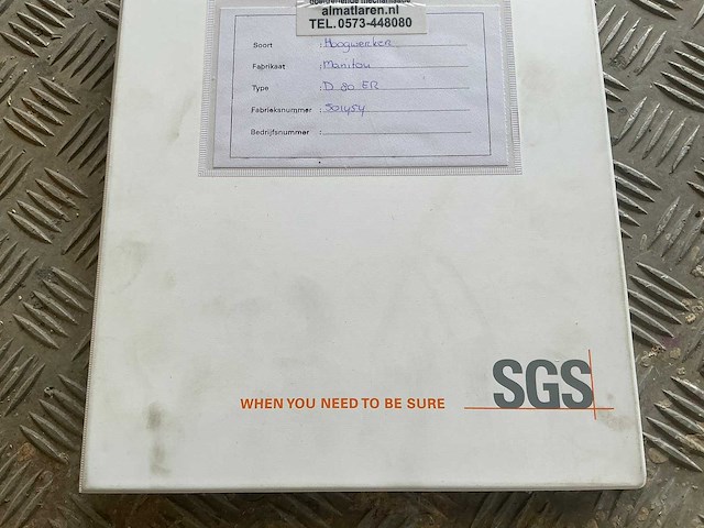 2001 manitou d 80 er schaar hoogwerker - afbeelding 13 van  16