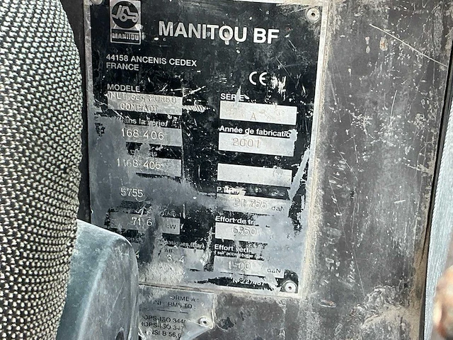2001 manitou mlt 526 turbo compact verreiker - afbeelding 37 van  42