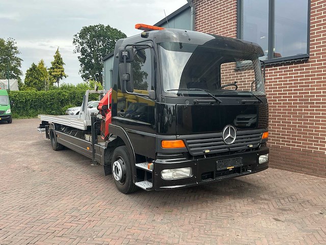 2001 mercedes-benz 1023l takelwagen met palfinger kraan - afbeelding 2 van  33