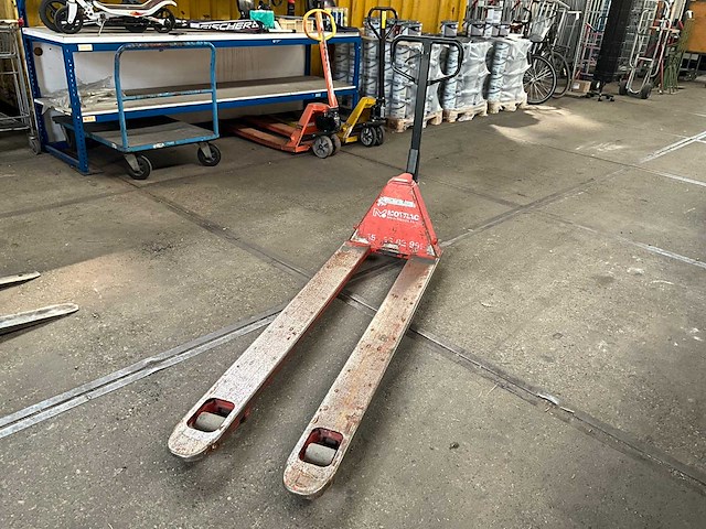 2001 motrac m 30 hand hydraulische palletwagen - afbeelding 1 van  7