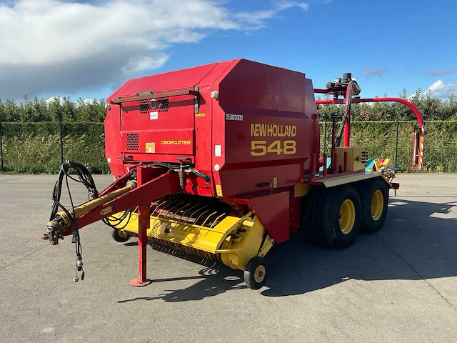 2001 new holland 548 ronden balenpers en wikkelcombinatie - afbeelding 1 van  27