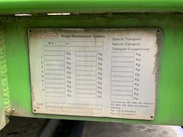 2001 nooteboom ovb-55-03v oplegger - afbeelding 10 van  27