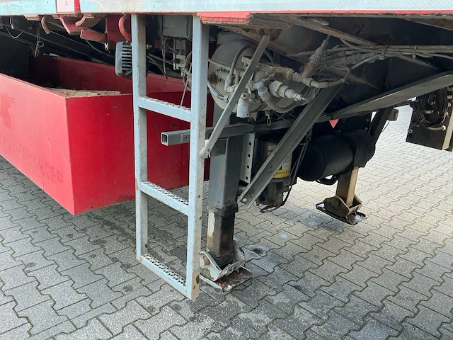 2001 nooteboom ovb-55-03v uitschuifbare vlakke trailer 29 meter - afbeelding 3 van  35