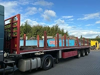 2001 nooteboom ovb-55-03v uitschuifbare vlakke trailer 29 meter - afbeelding 1 van  35