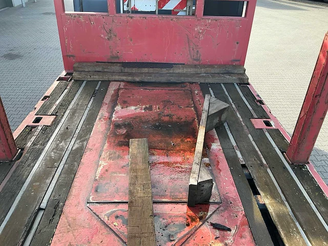 2001 nooteboom ovb-55-03v uitschuifbare vlakke trailer 29 meter - afbeelding 28 van  35