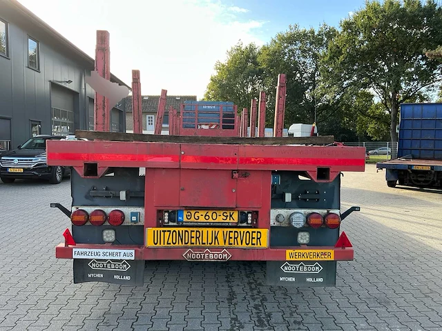 2001 nooteboom ovb-55-03v uitschuifbare vlakke trailer 29 meter - afbeelding 32 van  35