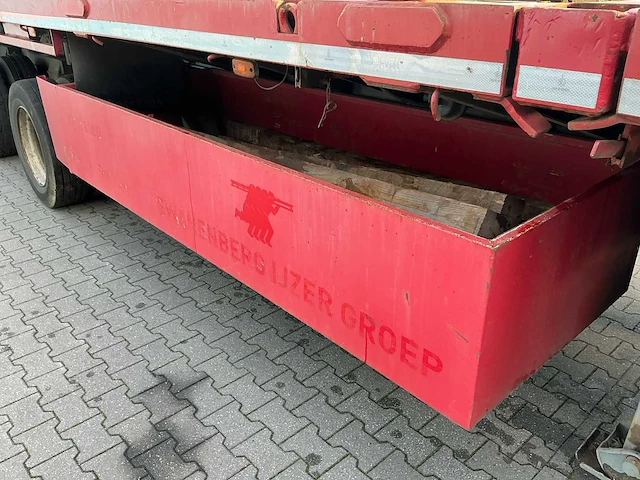 2001 nooteboom ovb-55-03v uitschuifbare vlakke trailer 29 meter - afbeelding 21 van  35